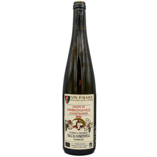 Gewurztraminer Granite Domaine Beck-hartwerg Vin Nature Alsace