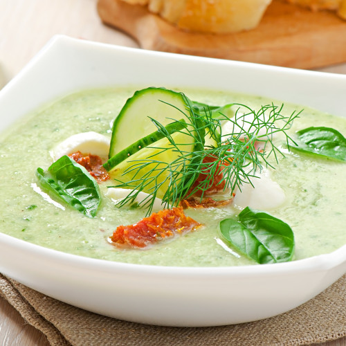 cold-cucumber-soup-with-dried-tomatoes-mozzarella
                                        
