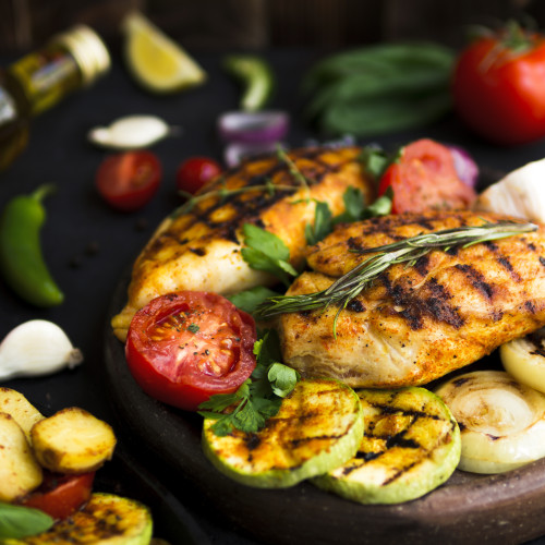 grilled-chicken-breasts-with-vegetables
                                        