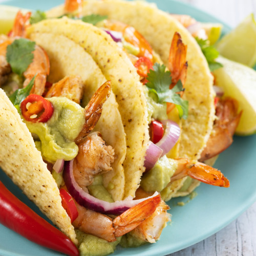 mexican-tacos-with-shrimpguacamole-vegetables-wooden-table
                                        